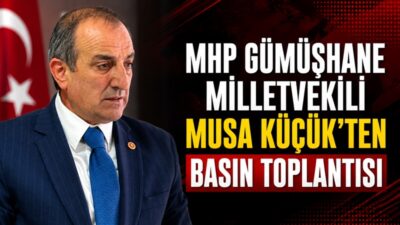 MHP Gümüşhane Milletvekili Musa Küçük, basın mensuplarıyla bir araya geldiği