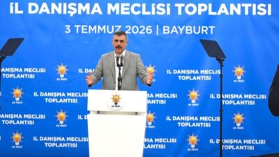 İçişleri Bakanı Mustafa Çiftçi, bugün AK Parti Bayburt İl Başkanlığı tarafından