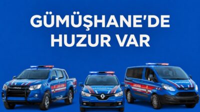 Gümüşhane İl Jandarma Komutanlığı, il genelinde kamu düzeni ve güvenliğinin