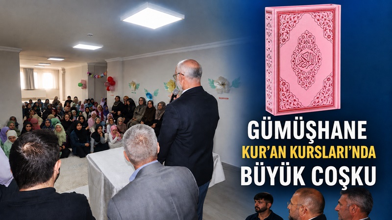 Yaz Kur’an Kursları, Türkiye genelinde olduğu gibi Gümüşhane’de de büyük