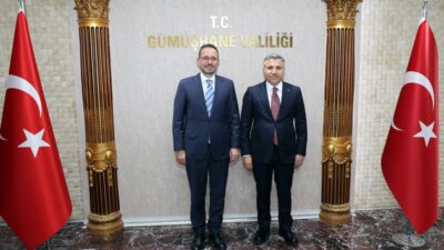 Adalet Bakan Yardımcısı Sedat Ayyıldız, memleketi Gümüşhane’de bir dizi ziyaret