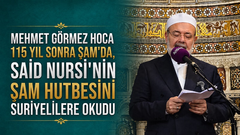 Eski Diyanet İşleri Başkanımız Prof. Dr. Mehmet Görmez, Suriye’nin Başkenti