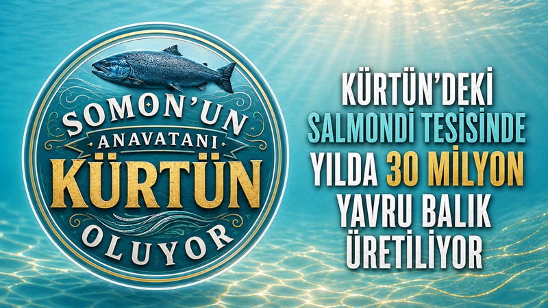Kürtün Salmondi Yavru Alabalık Kuluçka Tesisi Rekora Koşuyor Kürtün Kaymakamı Ahmet Faruk Beyazıt, Günyüzü köyünde faaliyet gösteren Salmondi