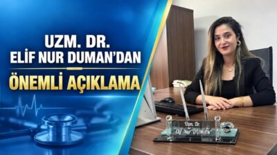 Gümüşhane İl Sağlık Müdürlüğü Halk Sağlığı Uzmanı Uzm.Dr. Elif Nur