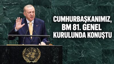 Cumhurbaşkanı Recep Tayyip Erdoğan, ABD’nin New York şehrinde Birleşmiş Milletler