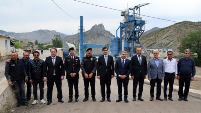 Gümüşhane Valisi Cevdet Atay, bugün Kale köyündeki İl Özel İdaresi