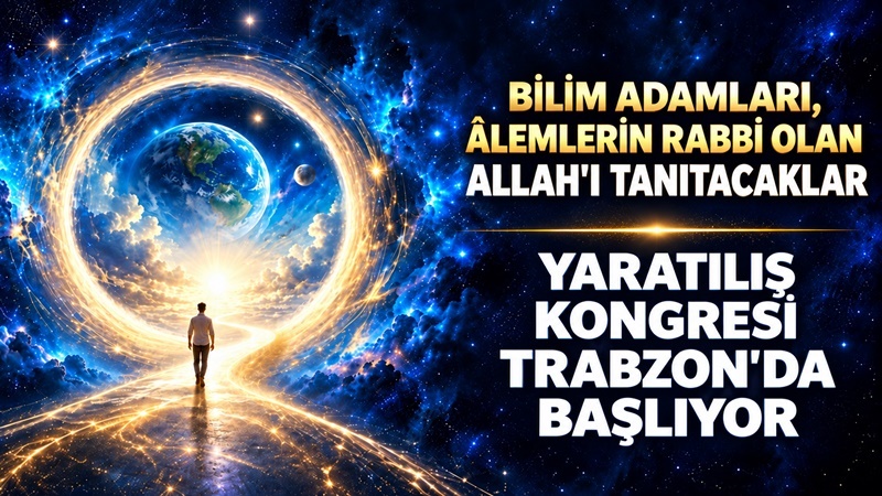 Karadeniz Teknik Üniversitesi ile Bilimler Işığında Yaratılış Derneği tarafından organize