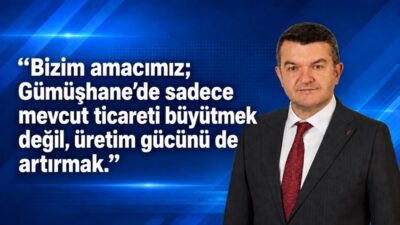 GTSO Başkan Adayı Cihan Canlı, Gümüşhane’de pestil ve köme sektörünün