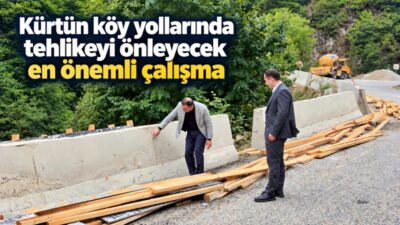 Gümüşhane’nin Kürtün ilçesinde geçmişte sık sık kazaların meydana geldiği ve