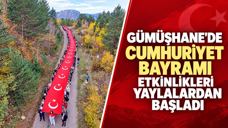 Gümüşhane’de 29 Ekim Cumhuriyet Bayramı il spor etkinlikleri kapsamında düzenlenen
