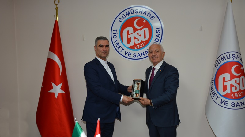 İran İslam Cumhuriyeti Trabzon Başkonsolosu Hossein Khosravi, Gümüşhane Ticaret ve