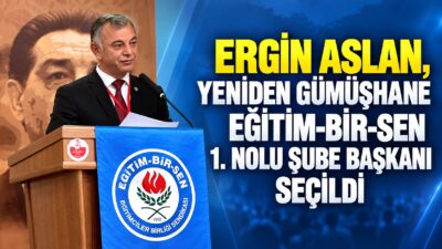 Eğitim-Bir-Sen Gümüşhane 1 No’lu Şubesi’nin 7. Olağan Genel Kurulu’nda mevcut