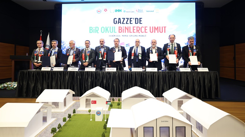 Memur-Sen’den Önemli Açıklama Gazze’de yıkılan okulları yeniden inşa etmek, yarım