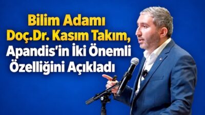 “Yapılan çalışmalar gösterdi ki apandis’in çok önemli iki tane fonksiyonu